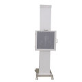 Right-side output vertical bucky stand suitable for flat panel detectors and film cassettes of various sizes